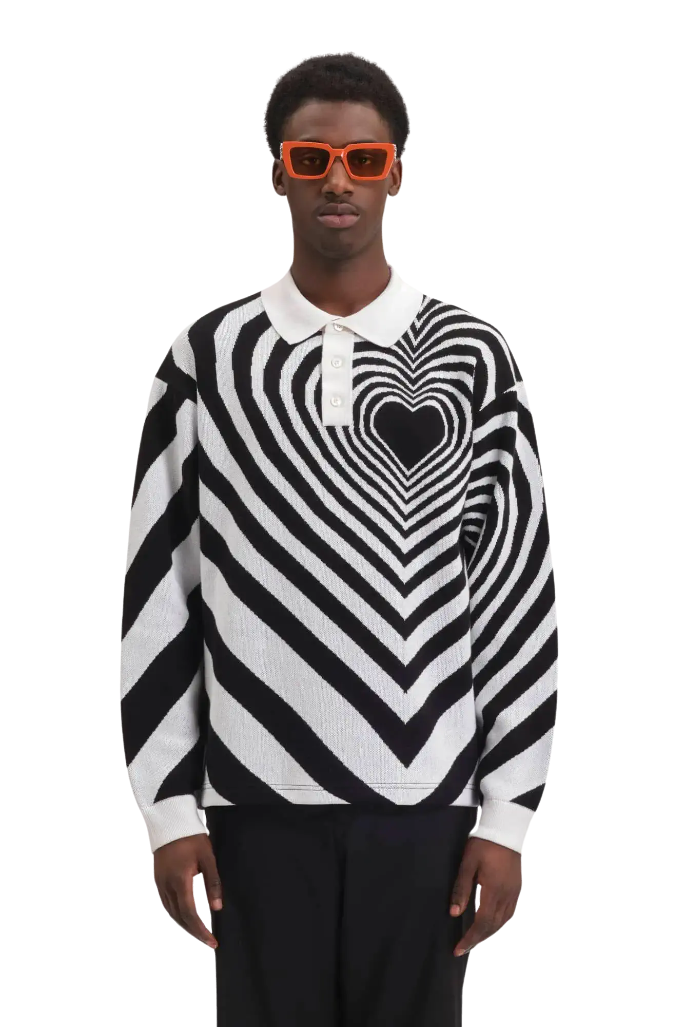 Men's Shirts for Beach OutingsInfinite Heart Rugby Polo