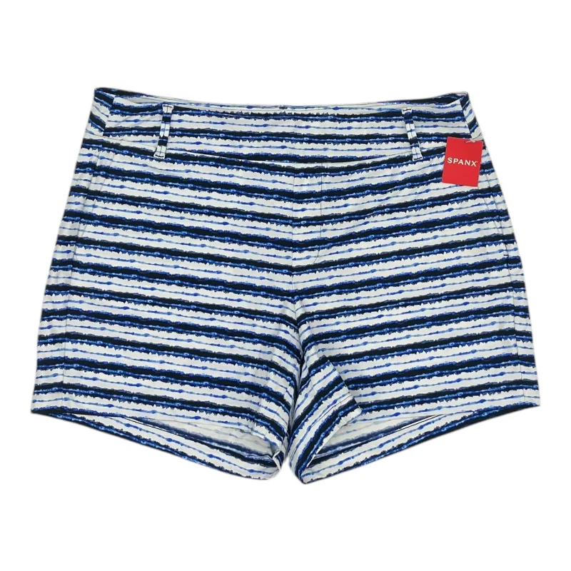Workout-Ready Men's Active ShortsAthletic Shorts By Spanx In Blue & White, Size:1X