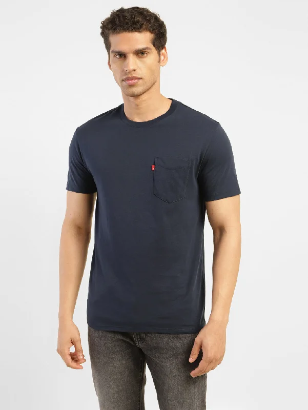 Men's Shirts with High NecksMen's Solid Slim Fit T-Shirt
