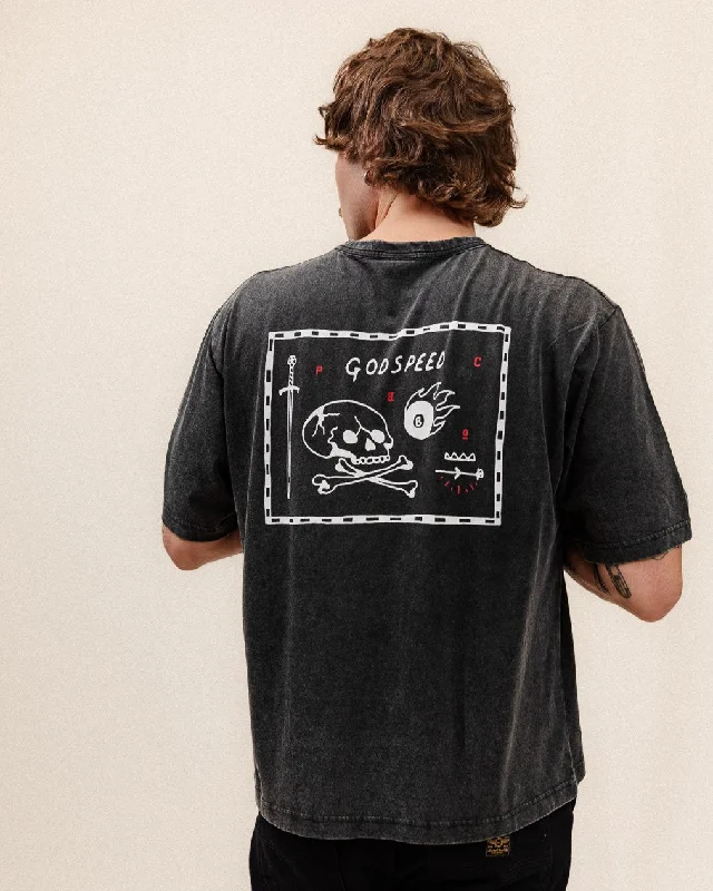 Men's Shirts for HuntingGodspeed Boxy T-Shirt - Acid Wash