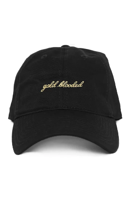Formal Derby CapsGold Blooded (Black Low Crown Cap)