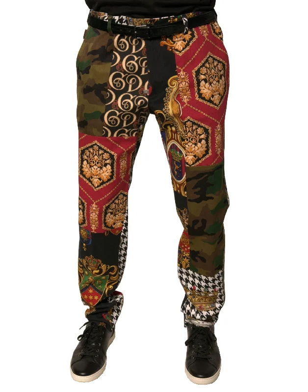 Men's Straight-Leg Jeans in Dark WashDolce & Gabbana multi Patchwork Men Dress Men's Pants Men's Straight-Leg Jeans in Dark WashDolce & Gabbana multi Patchwork Men Dress Men's Pants
