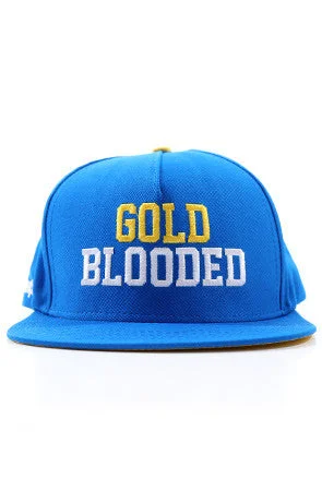 Retro Baseball CapsGold Blooded (Royal Snapback Cap)