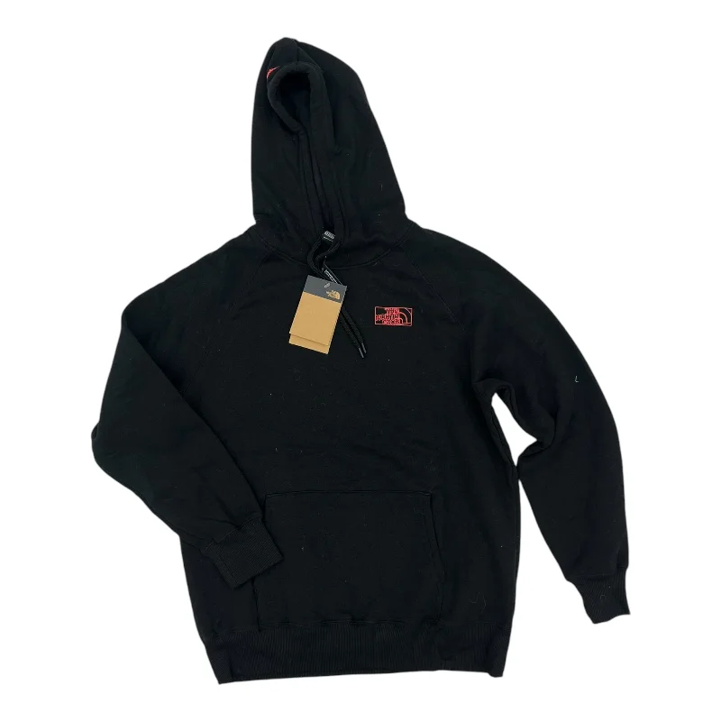 Men's Hoodies for WorkoutAthletic Sweatshirt Hoodie By The North Face In Black, Size:L