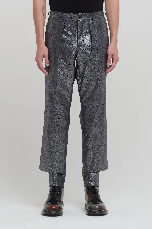 Men's Coats with Ripstop FabricComme Des Garçons Homme Plus Layered Trouser