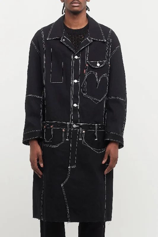 Men's Coats for Cold WeatherJunya Watanabe MAN Deconstructed Jumpsuit Coat