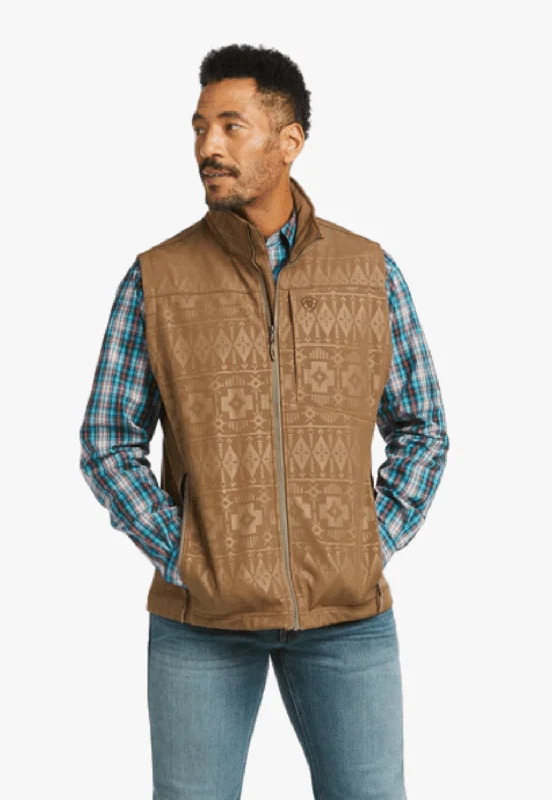 Men's Coats with Ripstop FabricAriat Mens Logo 2.0 Softshell Vest