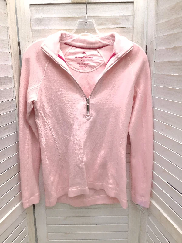Durable Men's Canvas HoodiesSweatshirt Crewneck By Tommy Bahama In Pink, Size: Xs