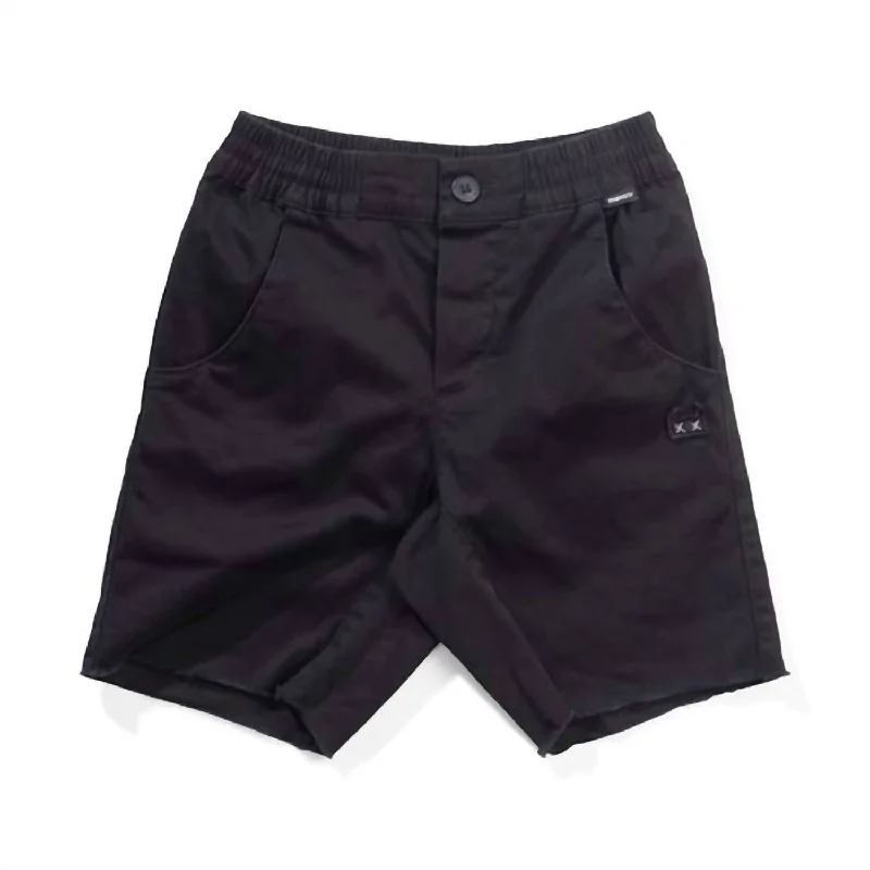 Modern and Trendy Men's Fashion ShortsBoy's Kracker Short In Black