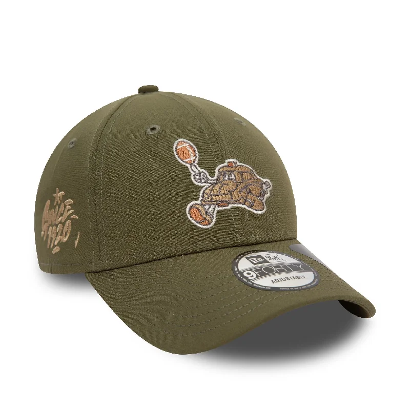 Unique Fedora CapsNew Era Football Taxi Repreve Green 9FORTY Adjustable Cap