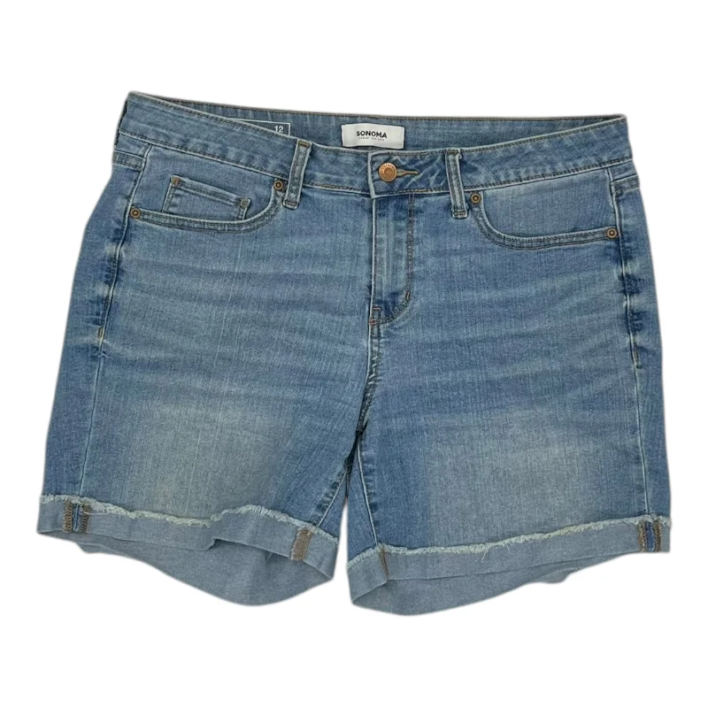 Men's Active Short Pants for Sports and FitnessShorts By Sonoma In Blue Denim, Size:12 Men's Active Short Pants for Sports and FitnessShorts By Sonoma In Blue Denim, Size:12