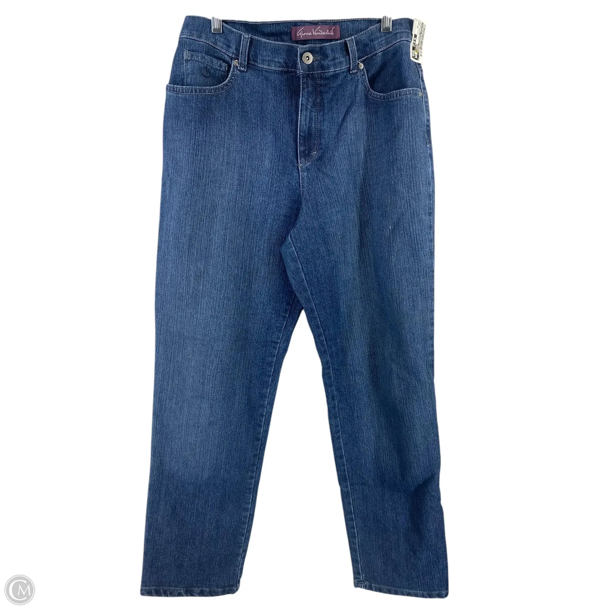 Affordable Designer Men's JeansJeans Straight By Gloria Vanderbilt In Blue Denim, Size: 12