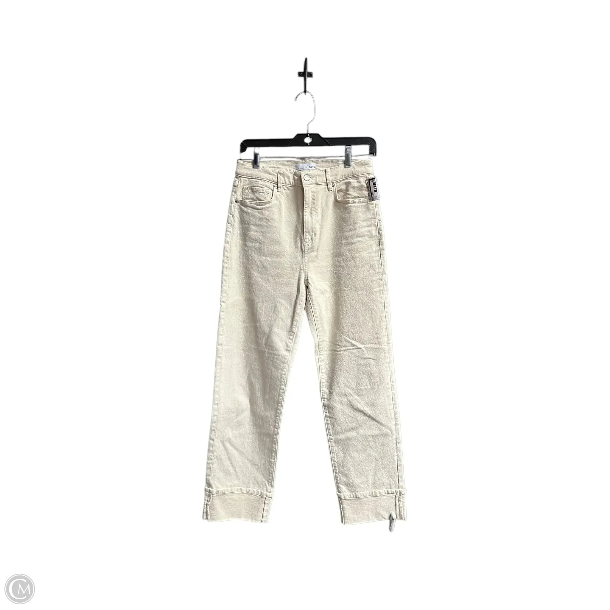 Jeans for Men with a Big BellyJeans Straight By Loft In Tan Denim, Size: 2