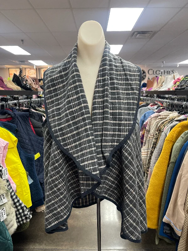 Men's Coats for Formal EventsVest Other By Peach Love Cream California In Plaid Pattern, Size: M