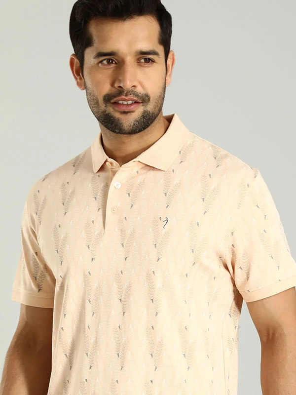 Men's Shirts with Abstract DesignsMen Printed Polo T-Shirt