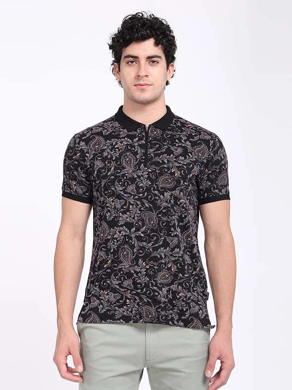 Men's Shirts with Graphic PrintsMen Printed Polo T-Shirt