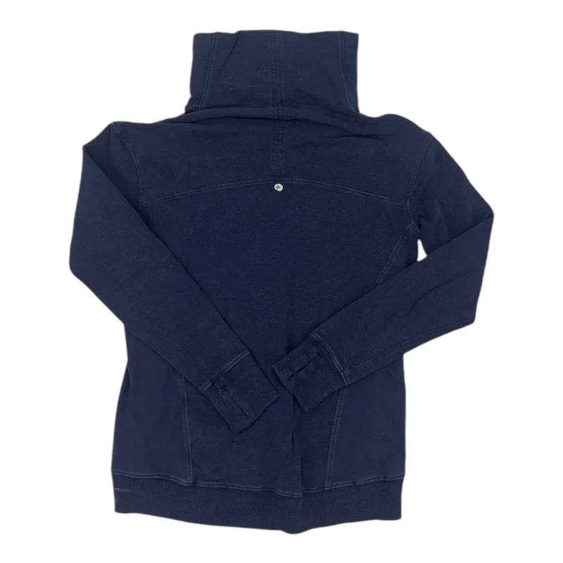 Men's Hoodies with Slim FitsAthletic Sweatshirt Collar By 90 Degrees By Reflex In Blue, Size:S Men's Hoodies with Slim FitsAthletic Sweatshirt Collar By 90 Degrees By Reflex In Blue, Size:S