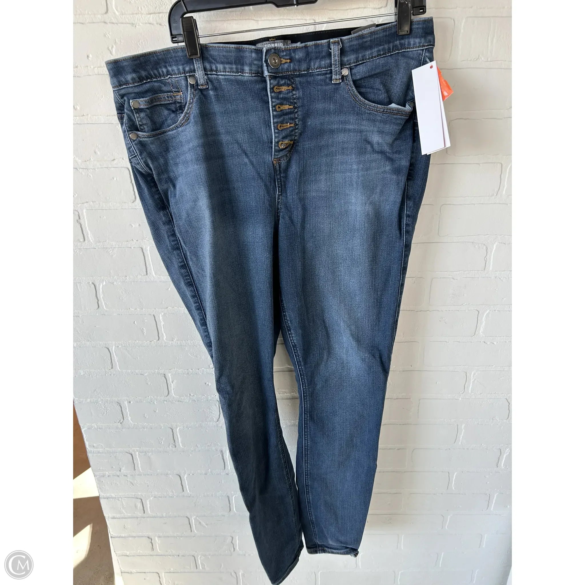 Comfort-Fit Men's JeansJeans Skinny By Torrid In Blue Denim, Size: 18
