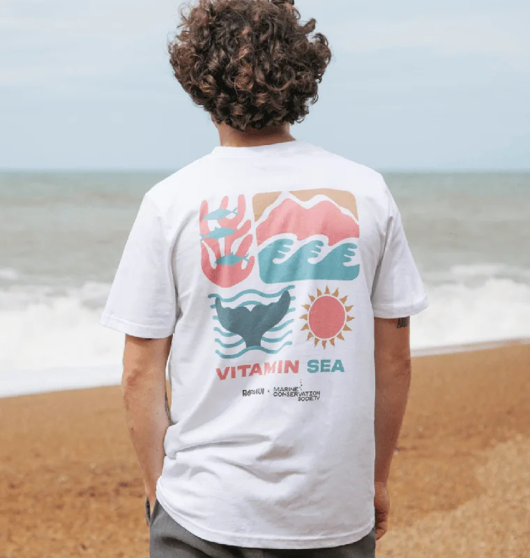 Men's Shirts with Appliqué DetailsRapanui x MCS Men's Vitamin Sea T-shirt