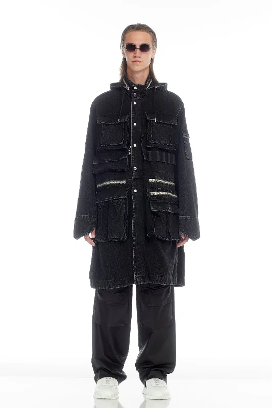 Men's Coats with Synthetic InsulationSacai Denim Blouson