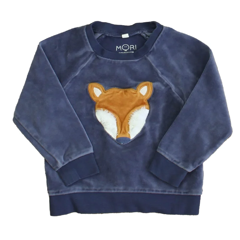 Men's Unique Dress Shirts for a Statement LookMori Unisex Blue | Brown Fox Long Sleeve Shirt Men's Unique Dress Shirts for a Statement LookMori Unisex Blue | Brown Fox Long Sleeve Shirt