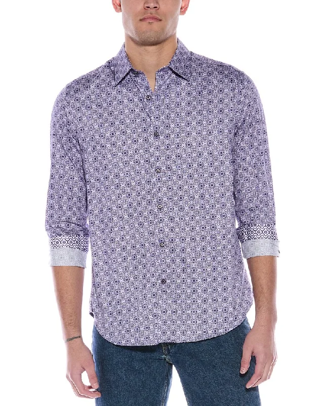 Men's Hawaiian Shirts for a Tropical VibeRobert Graham Melton Classic Fit Woven Shirt