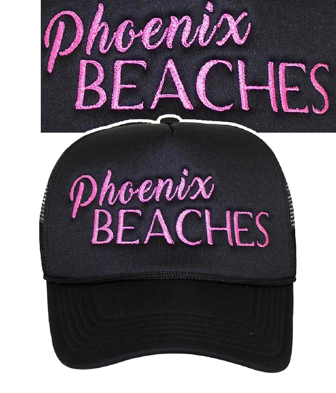 Big Size Fedora Hats"Phoenix Beaches" Foam Trucker Cap