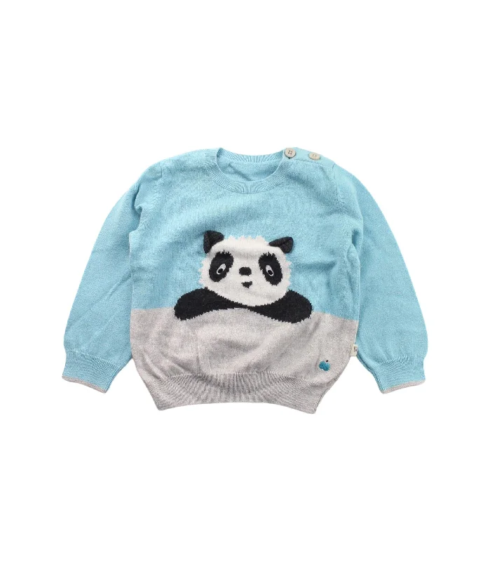 Men's Sweaters with Intarsia DesignsThe Bonnie Mob Knit Sweater 12-18M