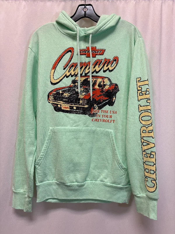 Classic Men's Cotton HoodiesSweatshirt Hoodie By Clothes Mentor In Teal, Size: S