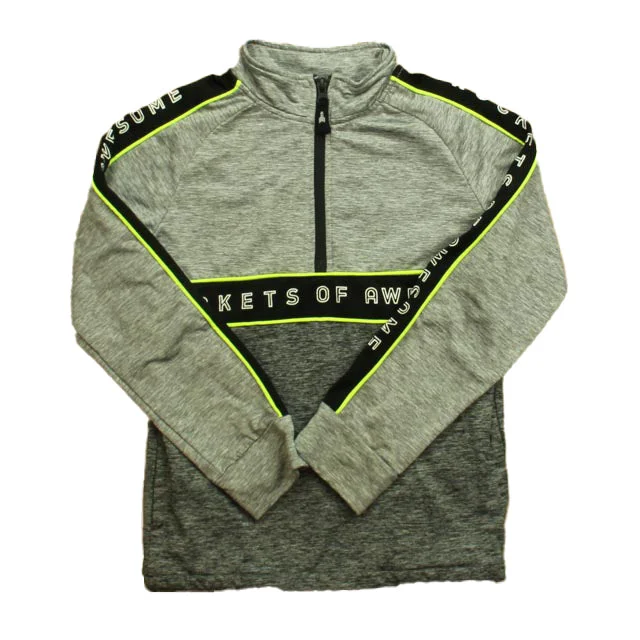 Men's Sweaters with Pockets and ZippersRockets Of Awesome Boys Grey | Yellow Sweater Men's Sweaters with Pockets and ZippersRockets Of Awesome Boys Grey | Yellow Sweater