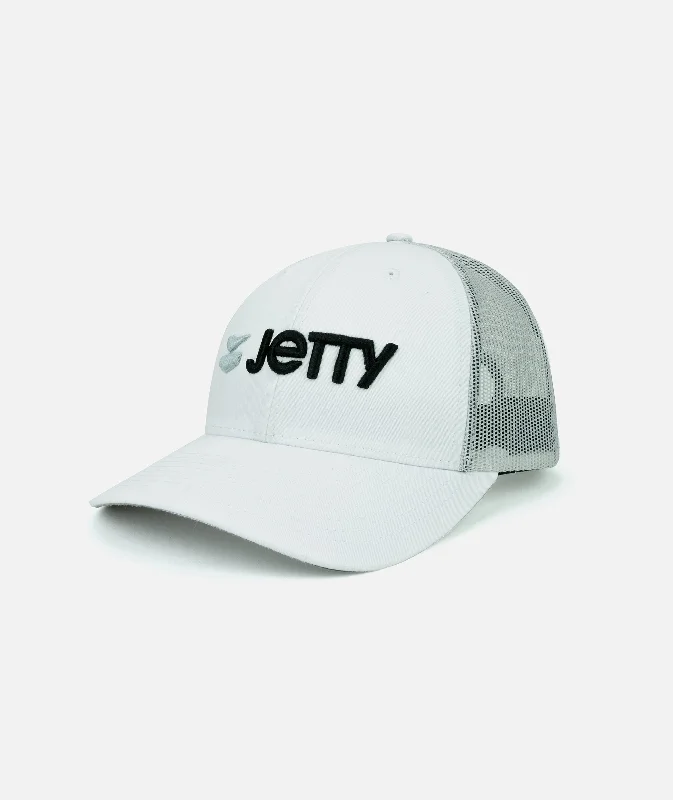 Oversized Fedora HatsSB Otis Logotype Hat - White