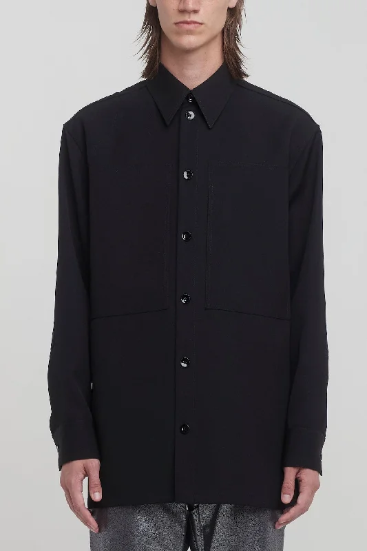 Best Men's Leather CoatsJil Sander Shirt 53 in Black
