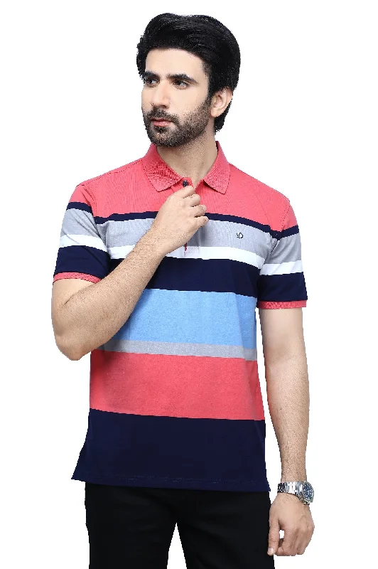 Elegant Men's Dress ShirtsColor Block Polo Shirt