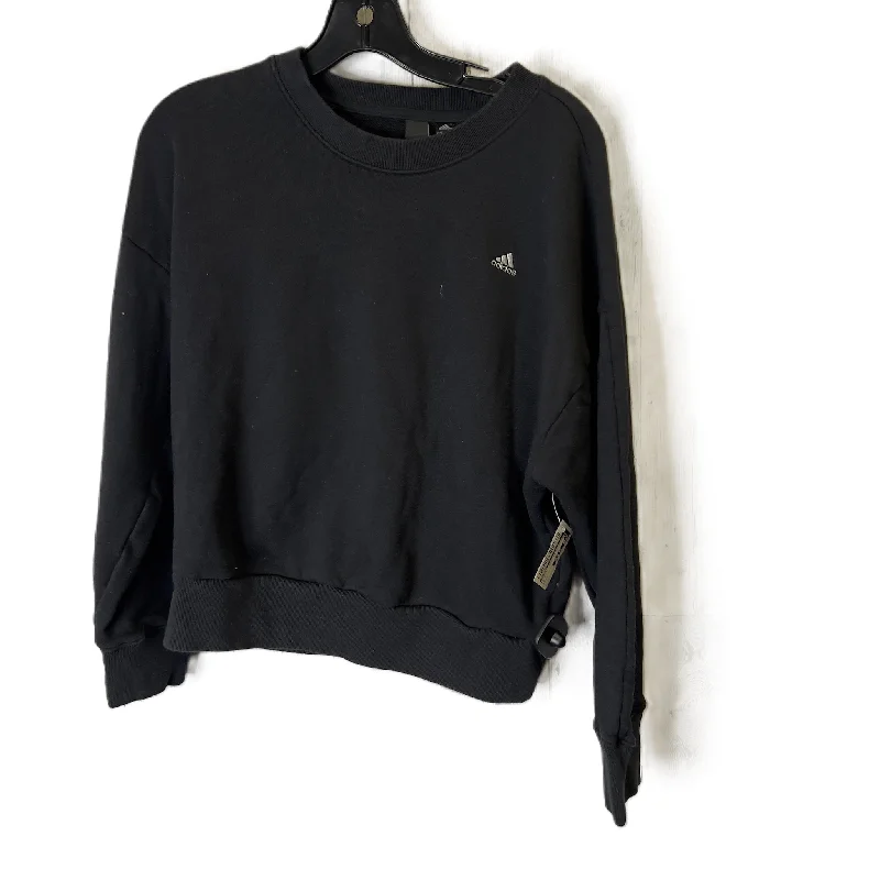 Men's Hoodies for Cold WeatherAthletic Sweatshirt Crewneck By Adidas In Black, Size: M Men's Hoodies for Cold WeatherAthletic Sweatshirt Crewneck By Adidas In Black, Size: M