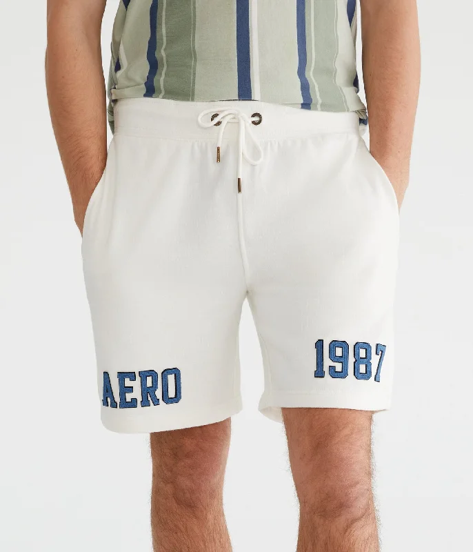 Durable Construction Men's Cargo ShortsAeropostale 1987 Heritage Fleece Shorts 7"