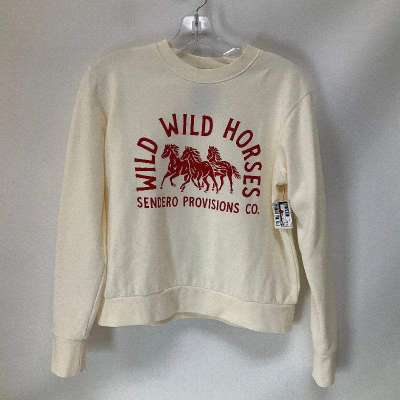 Men's Hoodies with Embroidered PatchesSweatshirt Crewneck By Cmb In White, Size: Xs