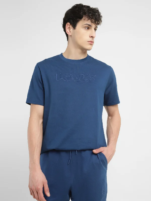 Men's Shirts with Roll-Up SleevesMen's Brand Logo Crew Neck T-shirt