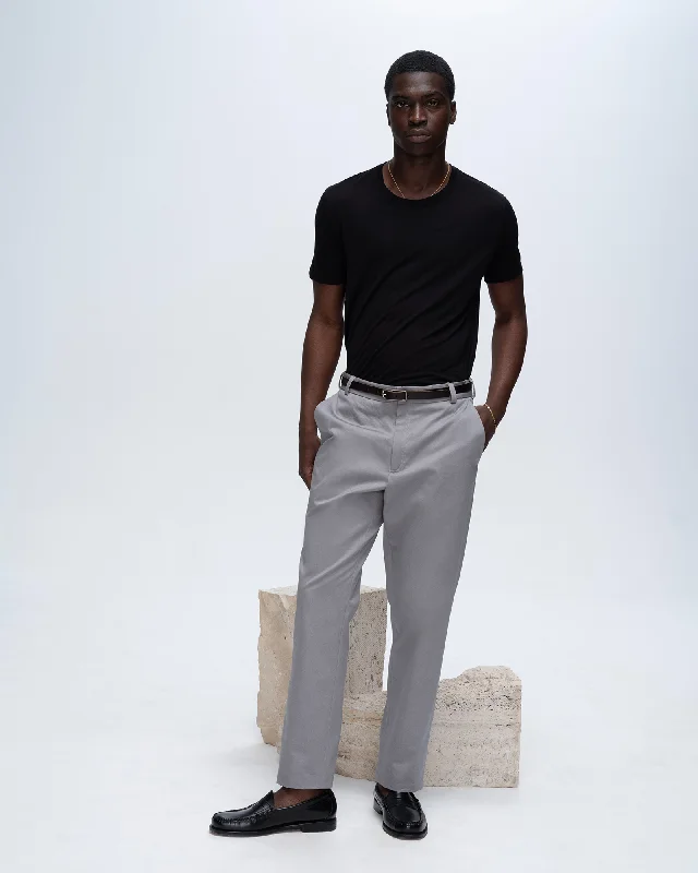 Men's Shirts with Hook-and-Loop ClosuresModal Jersey Crew Neck Tee - Black