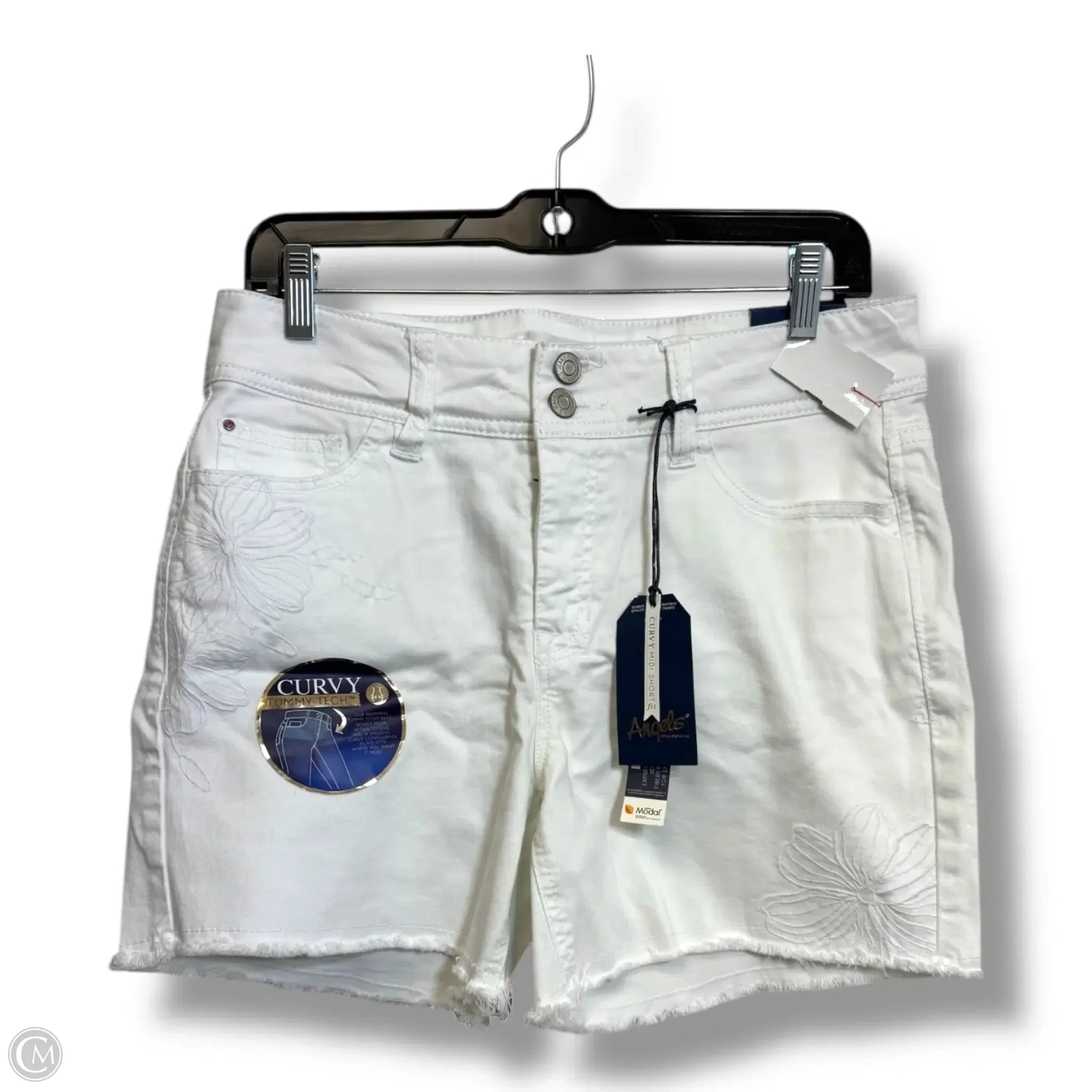Men's Flexible High-Performance ShortsShorts By Angels In White, Size: 10
