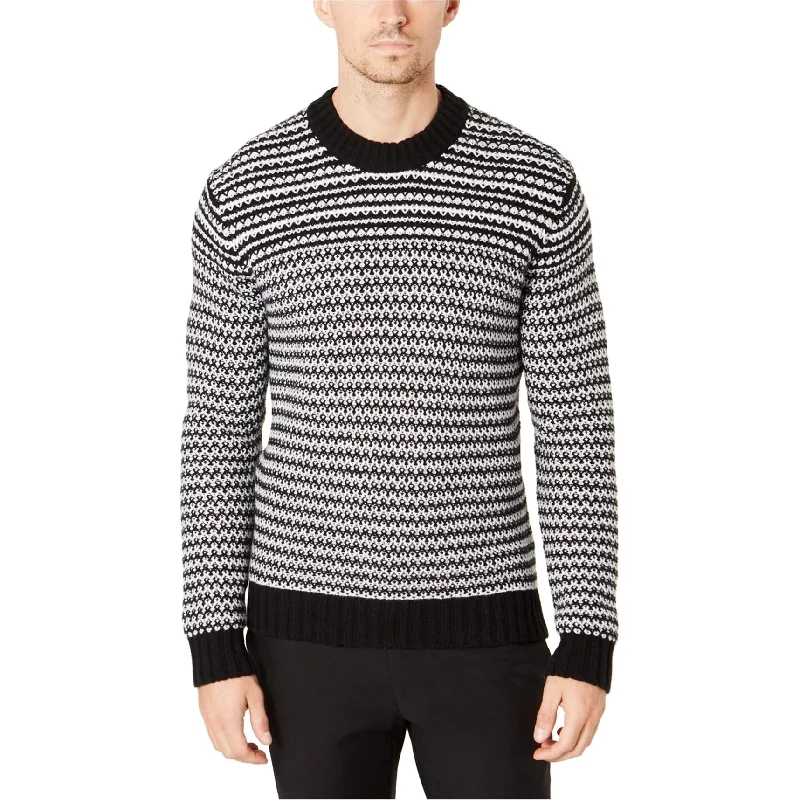Men's Sweaters with Appliqué DetailsMichael Kors Mens Striped Pullover Sweater