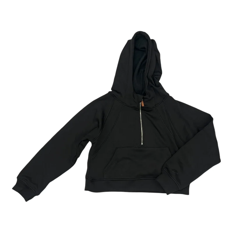Men's Hoodies for RunningAthletic Sweatshirt Hoodie By Cme In Black, Size:M