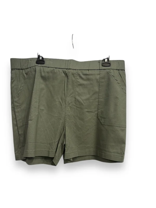 Oversized Men's Loungewear ShortsShorts By Clothes Mentor In Green, Size: 3x