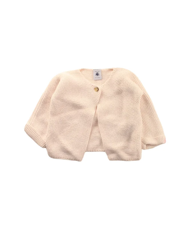 Men's Sweaters with Pleated DesignsPetit Bateau Cardigan 6-12M