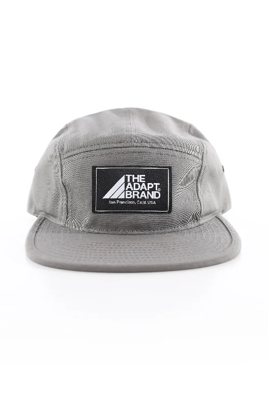 Summer Bucket CapsThe Adapt Brand (Silver 5-Panel Camp Hat)