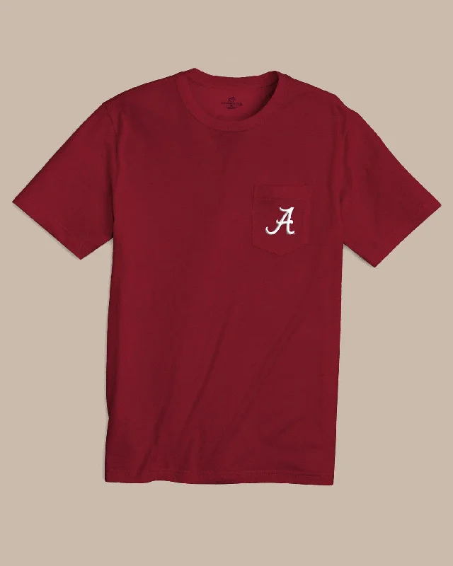 Men's Shirts with Embroidered DesignsAlabama Crimson Tide Gameday Embroidered Short Sleeve T-Shirt