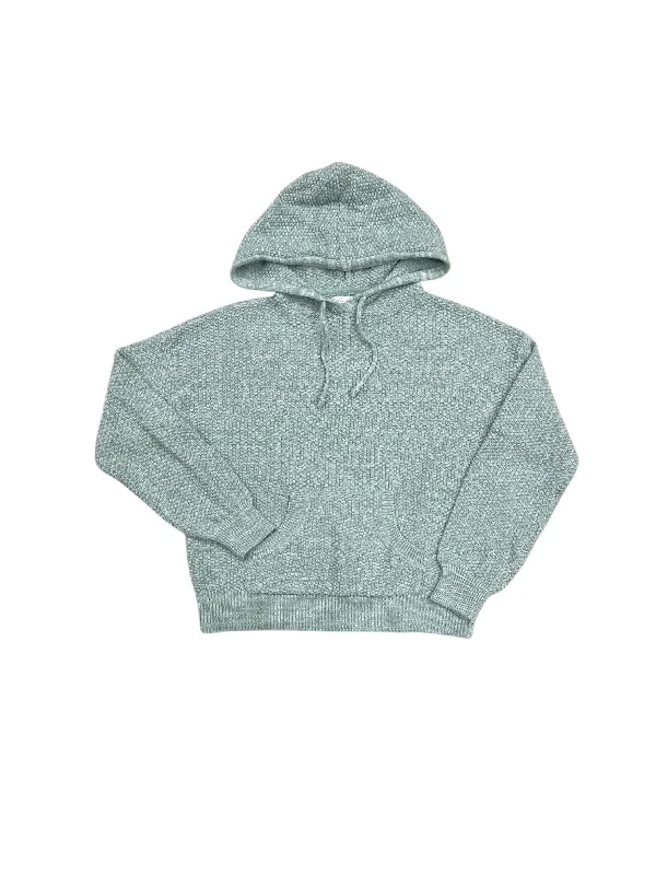 Men's Hoodies with EmbroiderySweatshirt Hoodie By C And C In Green, Size: S