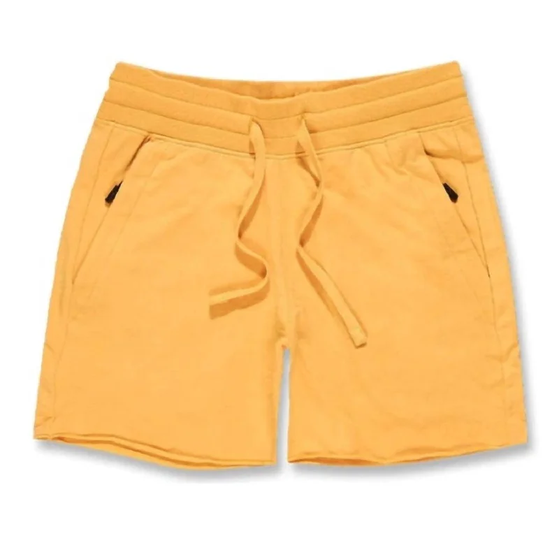 Durable Construction Men's Cargo ShortsMen's Athletic Summer Breeze Knit Short In Matte Orange