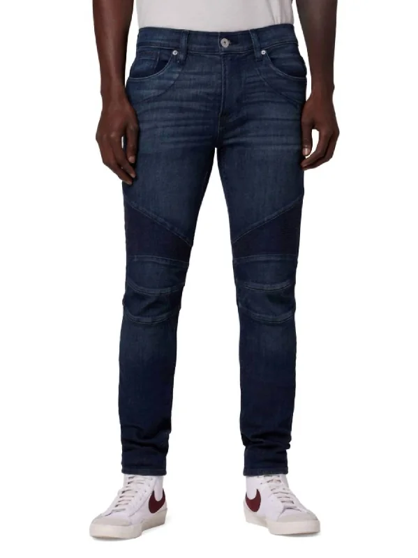 Mid-Waisted Men's JeansMen's Ethan Biker Skinny Jeans In Blue