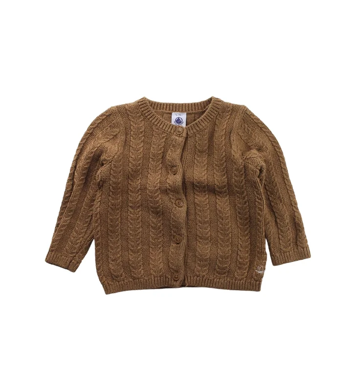 Chic Men's Cashmere SweatersPetit Bateau Knit Cardigan 12-18M