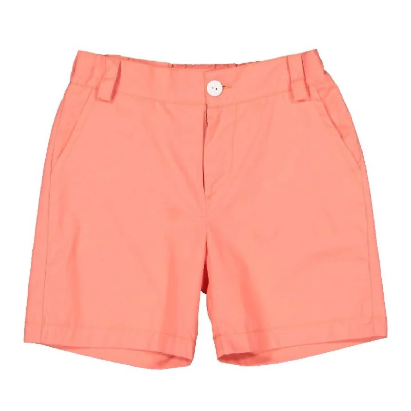 Oversized and Relaxed Men's Loungewear ShortsBoys Fresia Shorts In Coral